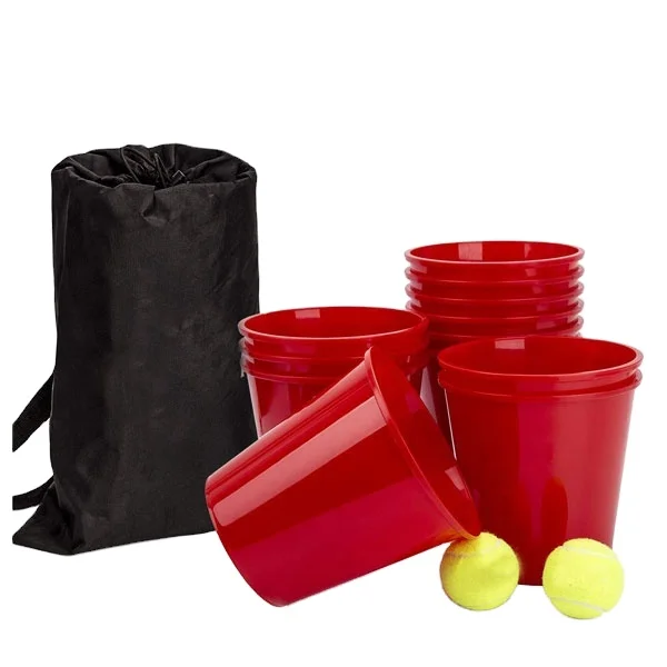 Factory Direct Sale Outdoor for Beach Camping Tailgating Lawn Backyard Giant Pong Game Set Giant Balls Game Bucket Pong Game
