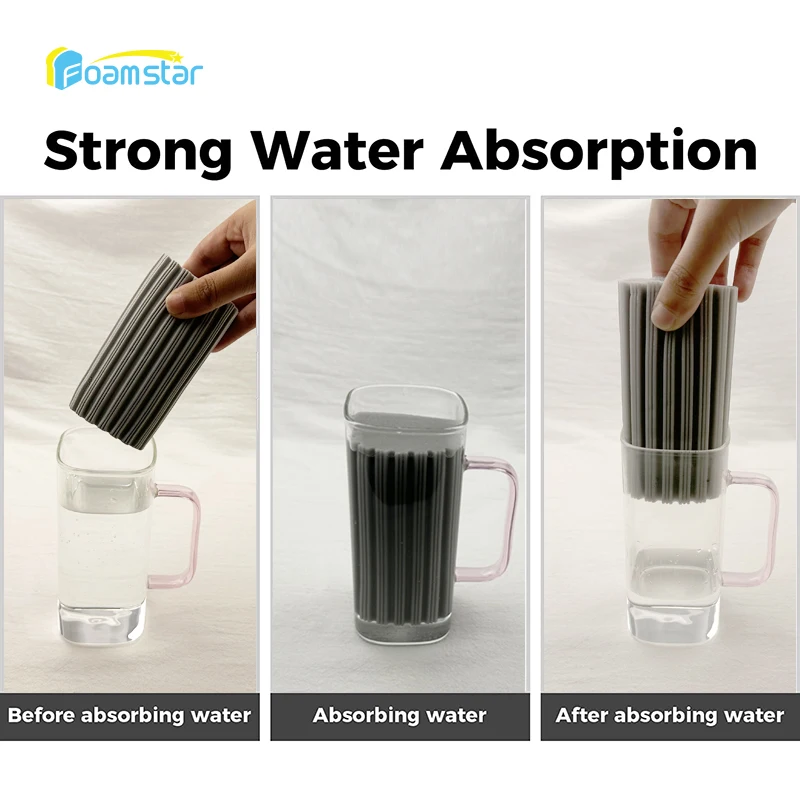 New Design Factory Hot Sale Car Sponge Roll Shape Damp PVA Washing Sponge Car Wash Cleaning Sponge