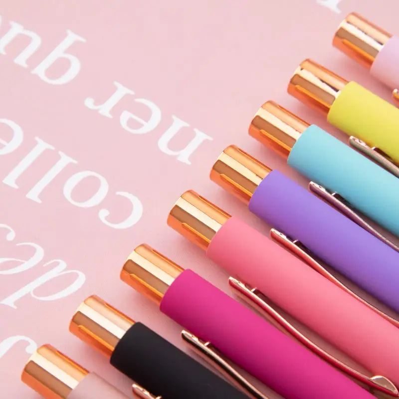 TL719 Wholesale Customizable Logo Advertise Ballpoint Pen Ballpen Luxury Printed Screen Print Branded Promotion Gift Custom Pens