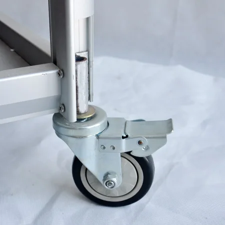 Wholesale Hotel Linen Laundry Cart With 4 Wheels Aluminum Trolley