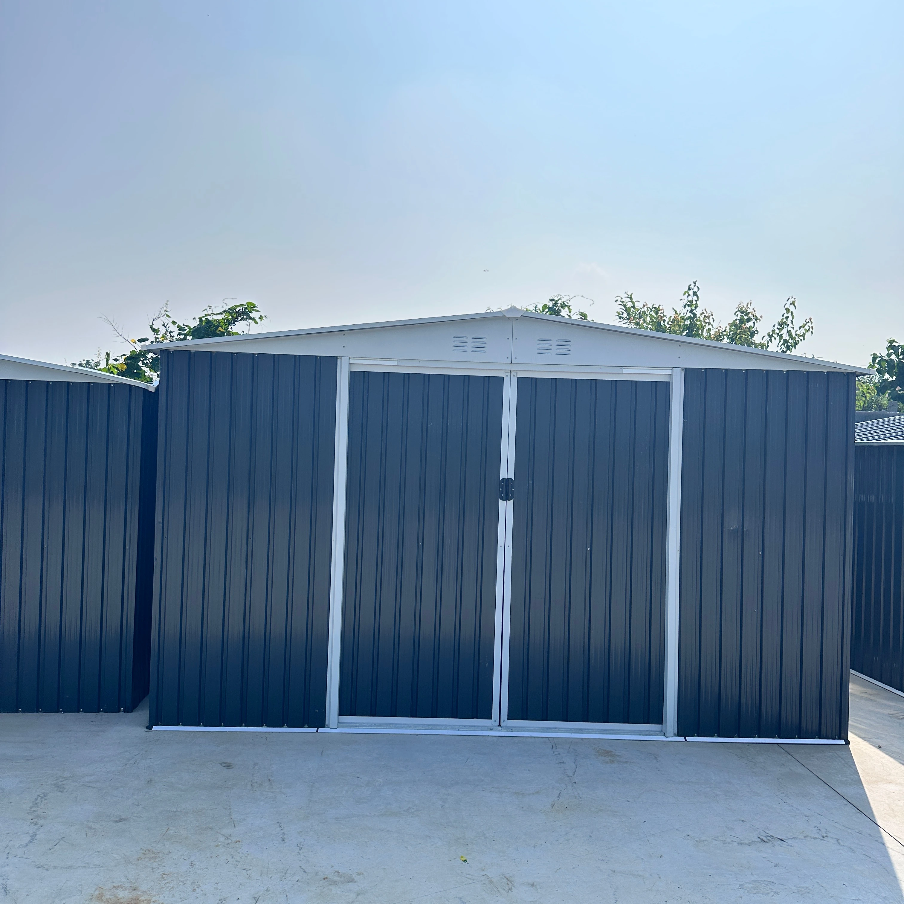 Wholesale Metal Wooden Color Shed For Garden Storage