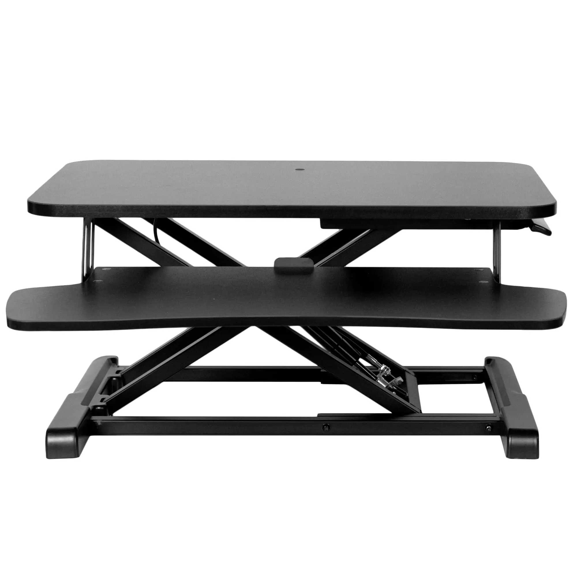 32 inch Desk Converter Height Adjustable Riser Sit to Stand Dual Monitor and Laptop  Ergonomic Height Adjustable Tabletop Desk