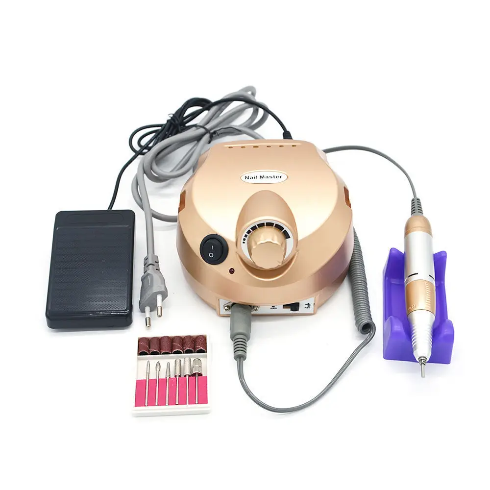professional electric nail drill  30W Competitive Price 202 Motor Electric Polisher Pedicure Nail Art Drill Manicure Machine Kit
