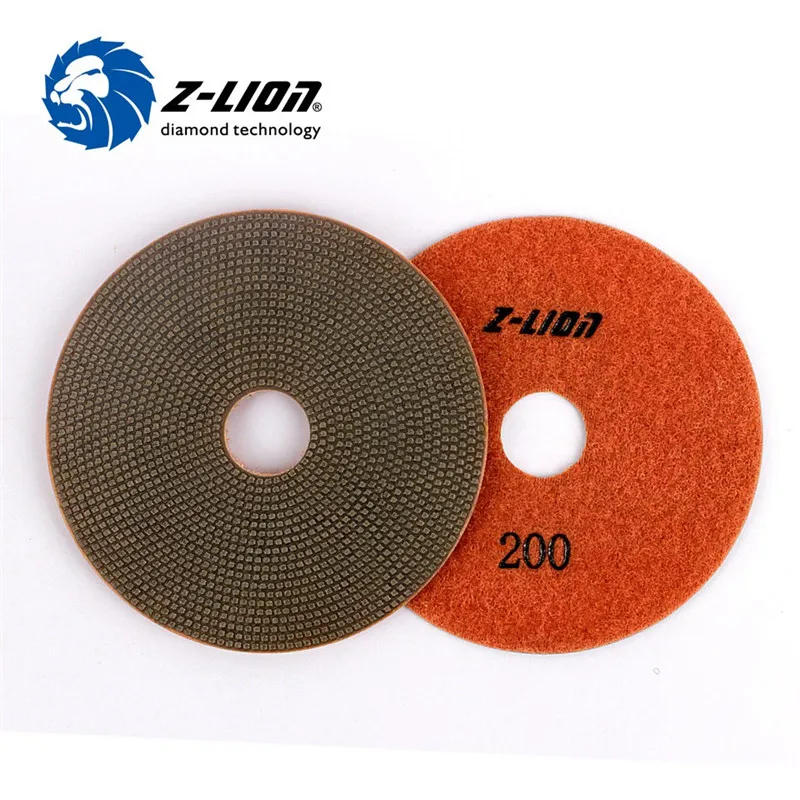 High Efficiency Electroplated Diamond Polishing Pads Zlion