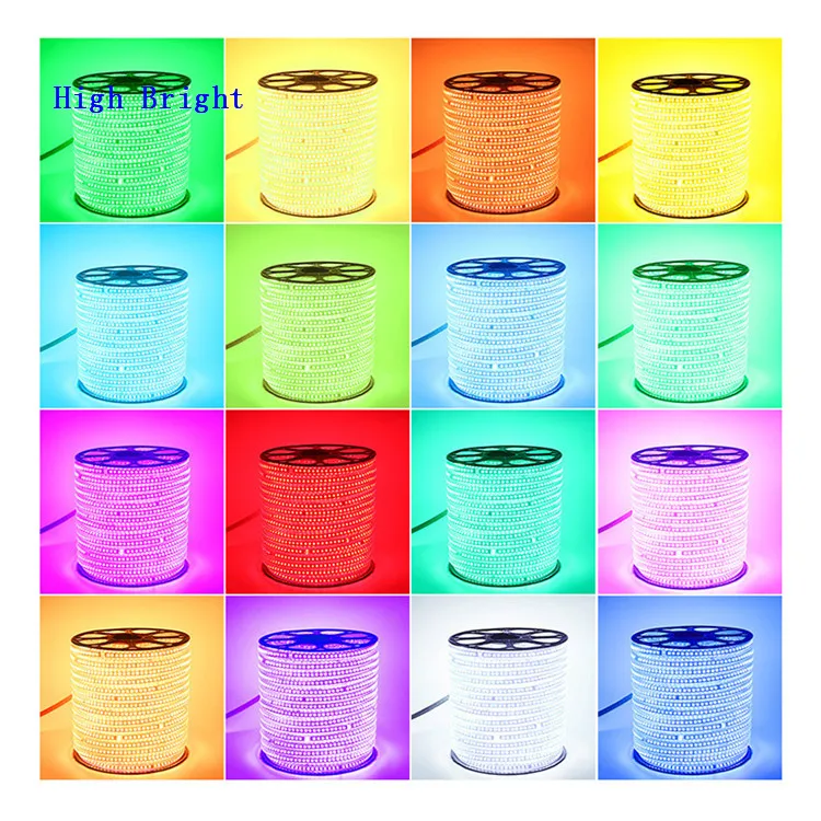 IP65 WIFI MD 5050 водонепроницаемый меняющий Цвет Гибкий цвет RGB Светодиодные полосы света с дистанционным управлением