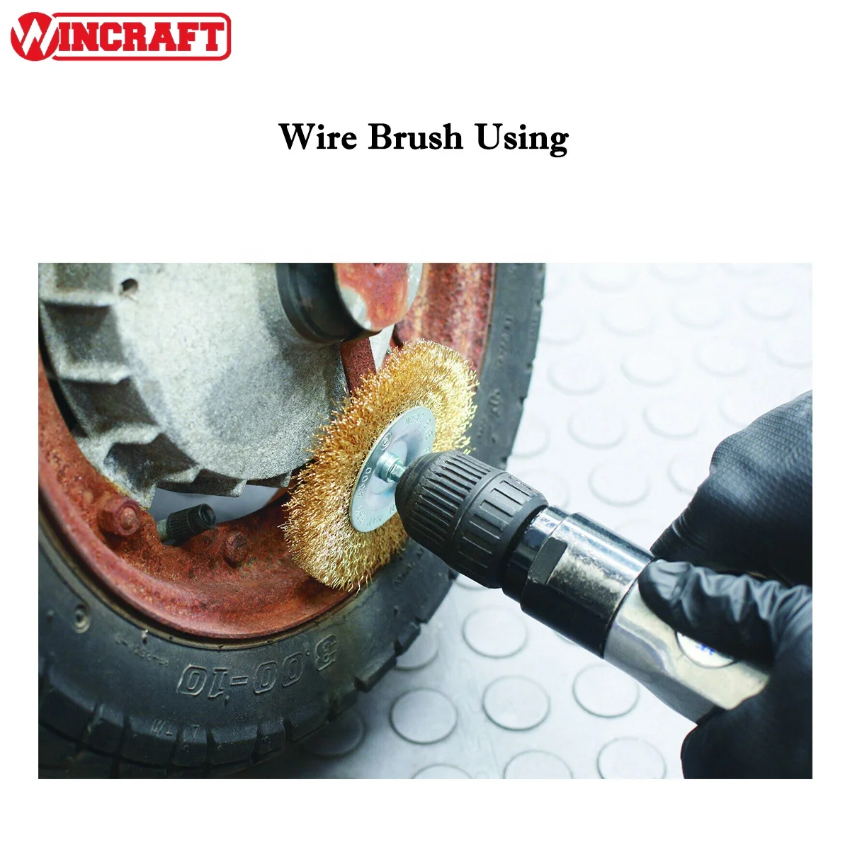 3PC Assorted Wire Brush and Flap Wheel Set