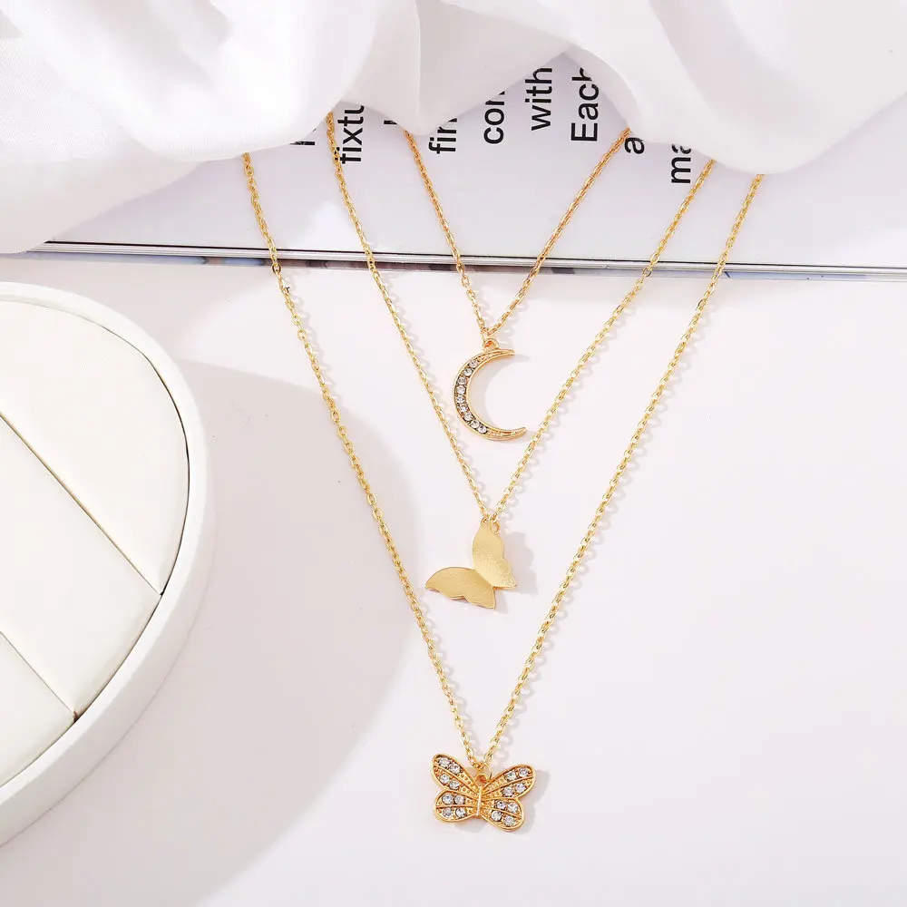 Gold Color Letter Name Necklace For Women Multi Layer Word Personalize Pendants Necklaces 2023 Fashion Bohemian Jewelry