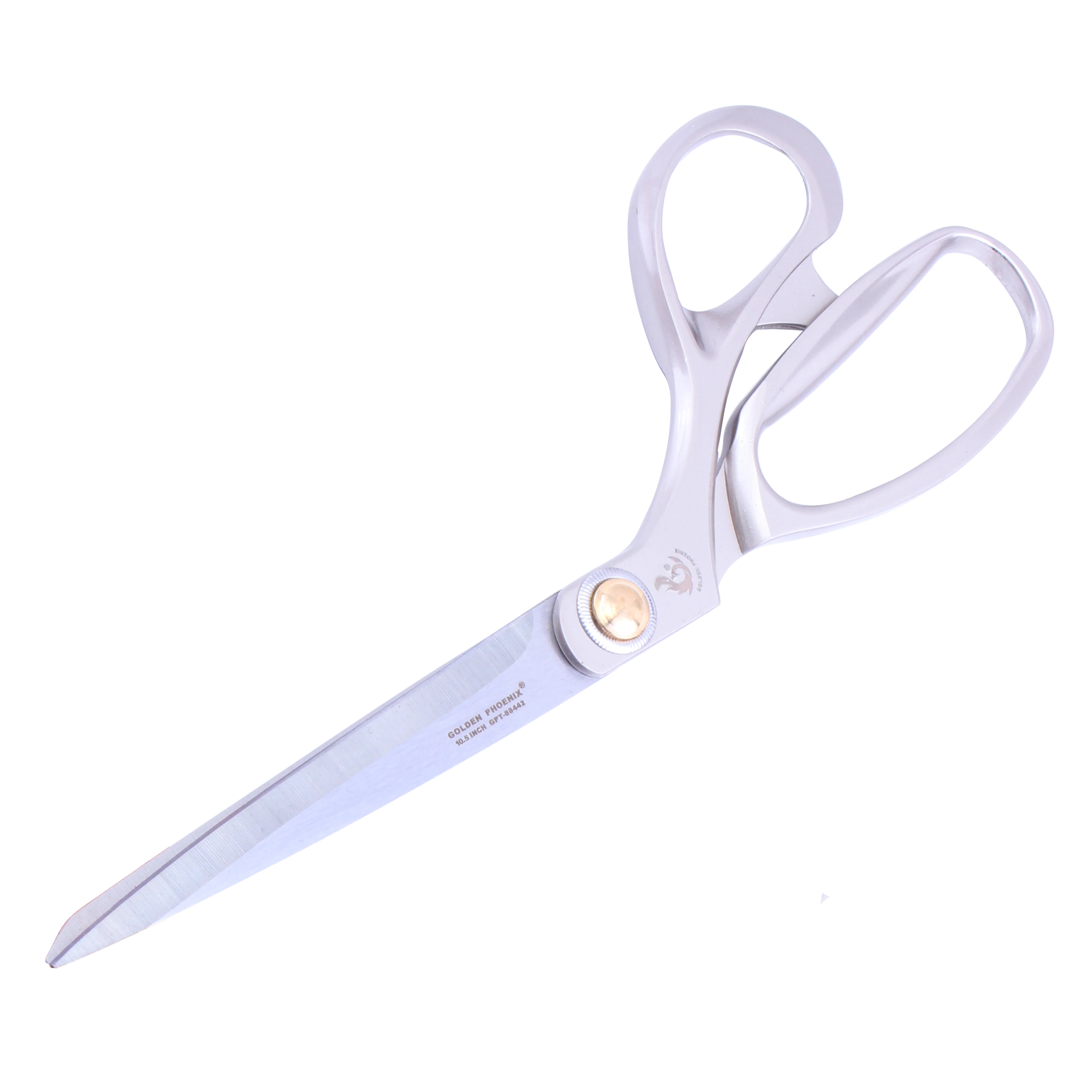 Golden Phoenix 10.5 Inch Zinc Alloy Handle Stainless Steel Sharp Fabric Cutting Professional Sewing Tailor Scissor