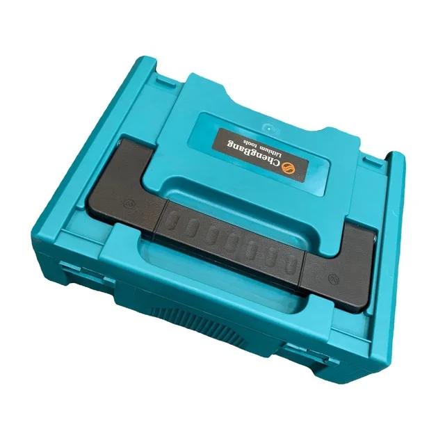 Stack-up Composable Toolbox For Power Tools Combined Laminated Tool Box Hand Tool Storage Box Set Blow Mold Case Plastic Blue