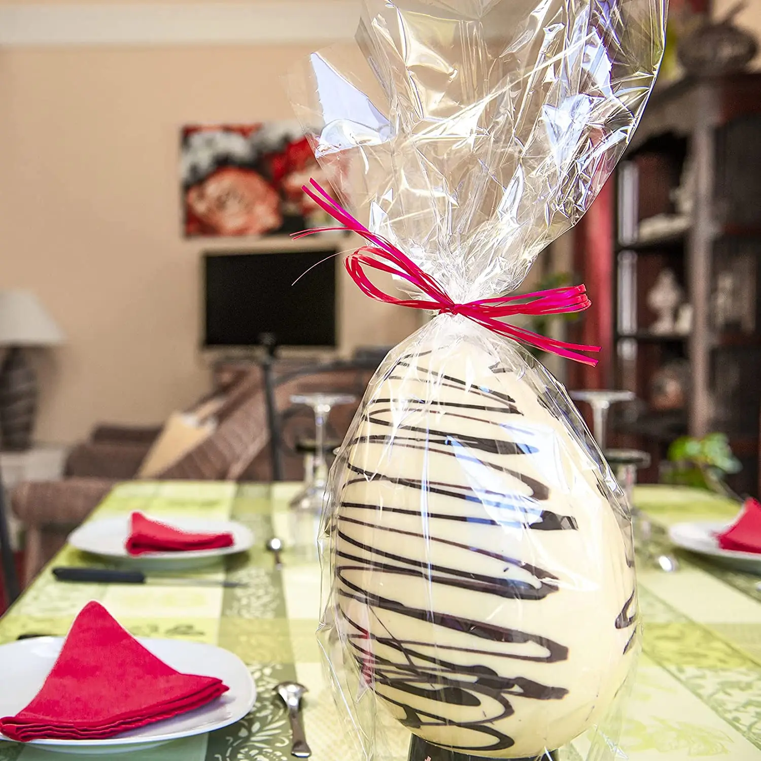 Perfect for Gift Basket Wrap cellophane bags shrink wrap