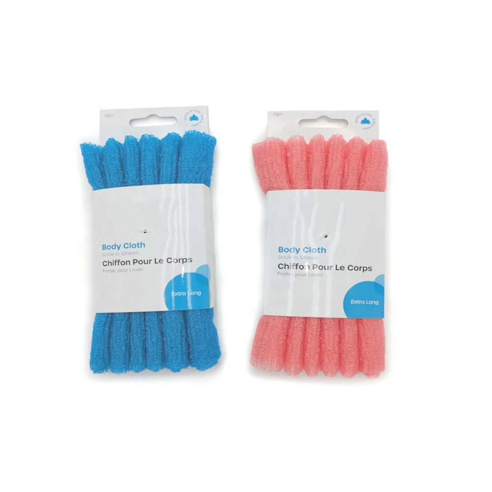 Hot Sale Japanese Exfoliating Nylon Bath Towel, Wash Cloth Korean Body Cloth