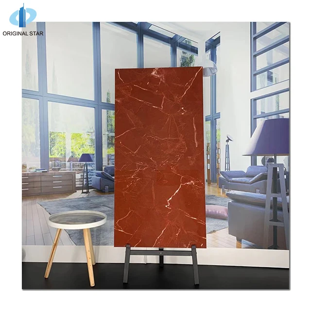 Glazed polished series 600x1200 marble tiles big size home floor tiles size 60x120cm OS12607C