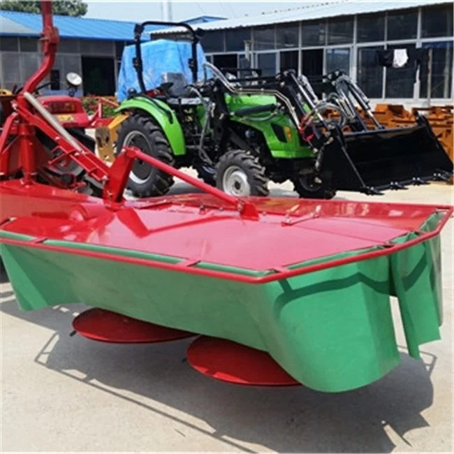 Tractor PTO driven high efficiency alfalfa mower