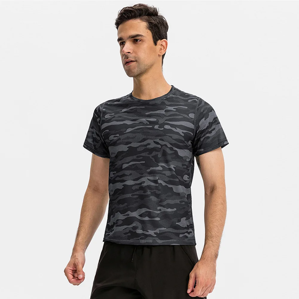 Custom Slim Fit Fitness Sportswear Wholesale Men Training Wear Gym Short  Running Quick  Dry T Shirt
