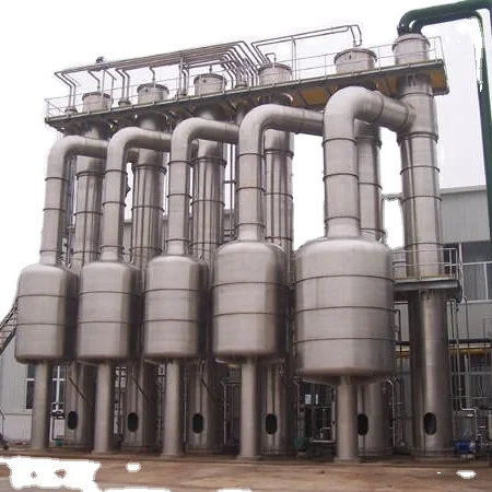 Multi-effect falling film evaporator