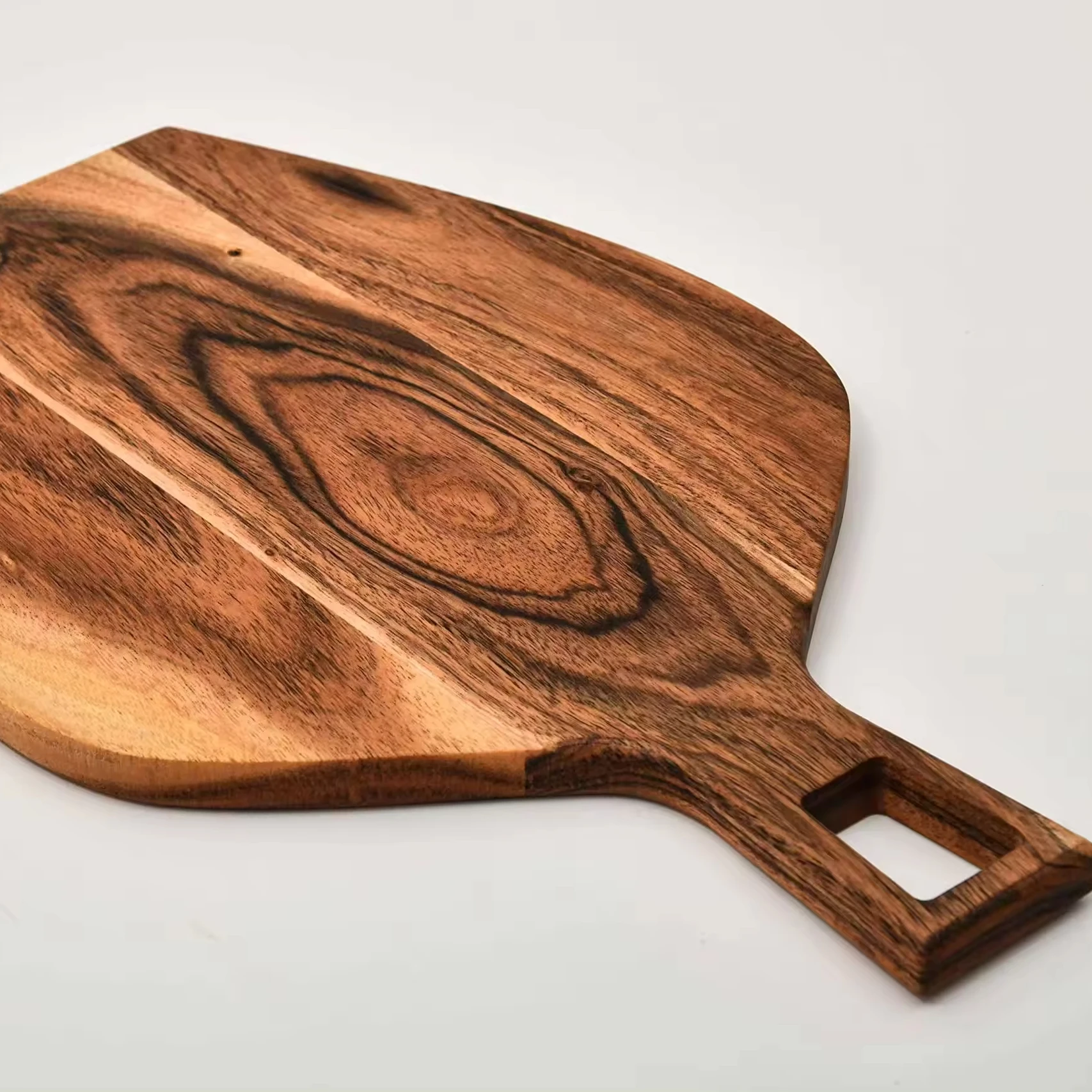 Creative handle Acacia wood kitchen cutting board handles meat cubes cheese fruits and vegetables for home kitchens