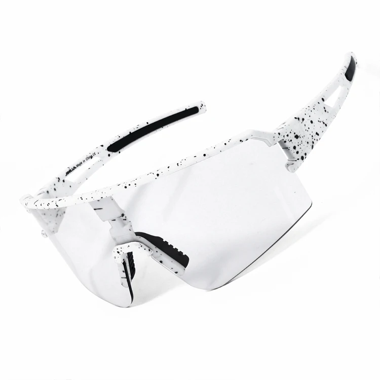 Man Road Bike Sport Sun Glasses Half Frame Cycling Sunglasses Clear Photochromic Sunglasses For Cycling