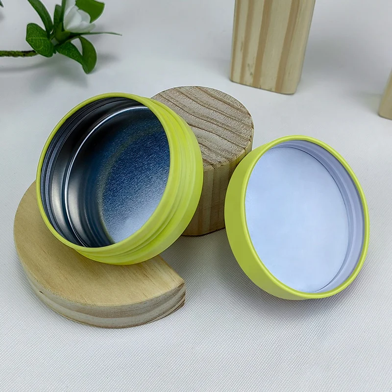 Custom embossing logo candy gummies edibles metal tin jars child resistant tin case