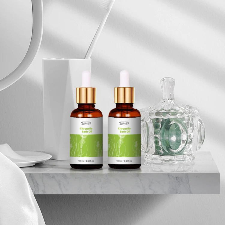 OEM/ODM Высококачественное масло для спа-ванны Citronella Relax 100 мл высококачественное органическое чистое натуральное терапевтическое увлажняющее