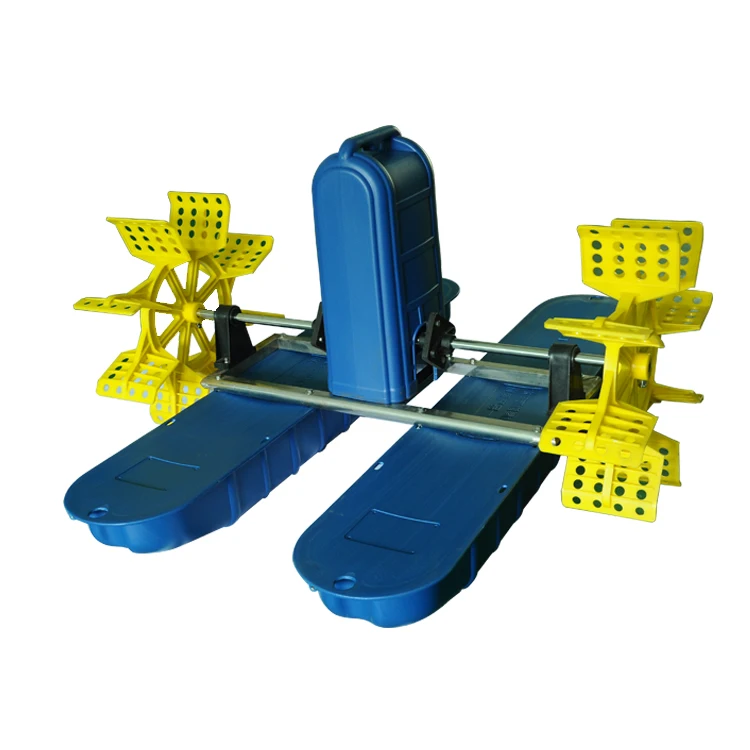 China Top Supplier 304 Stainless Steel 0.75Kw 220V Fishing Farming Water Paddle Wheel Aerator