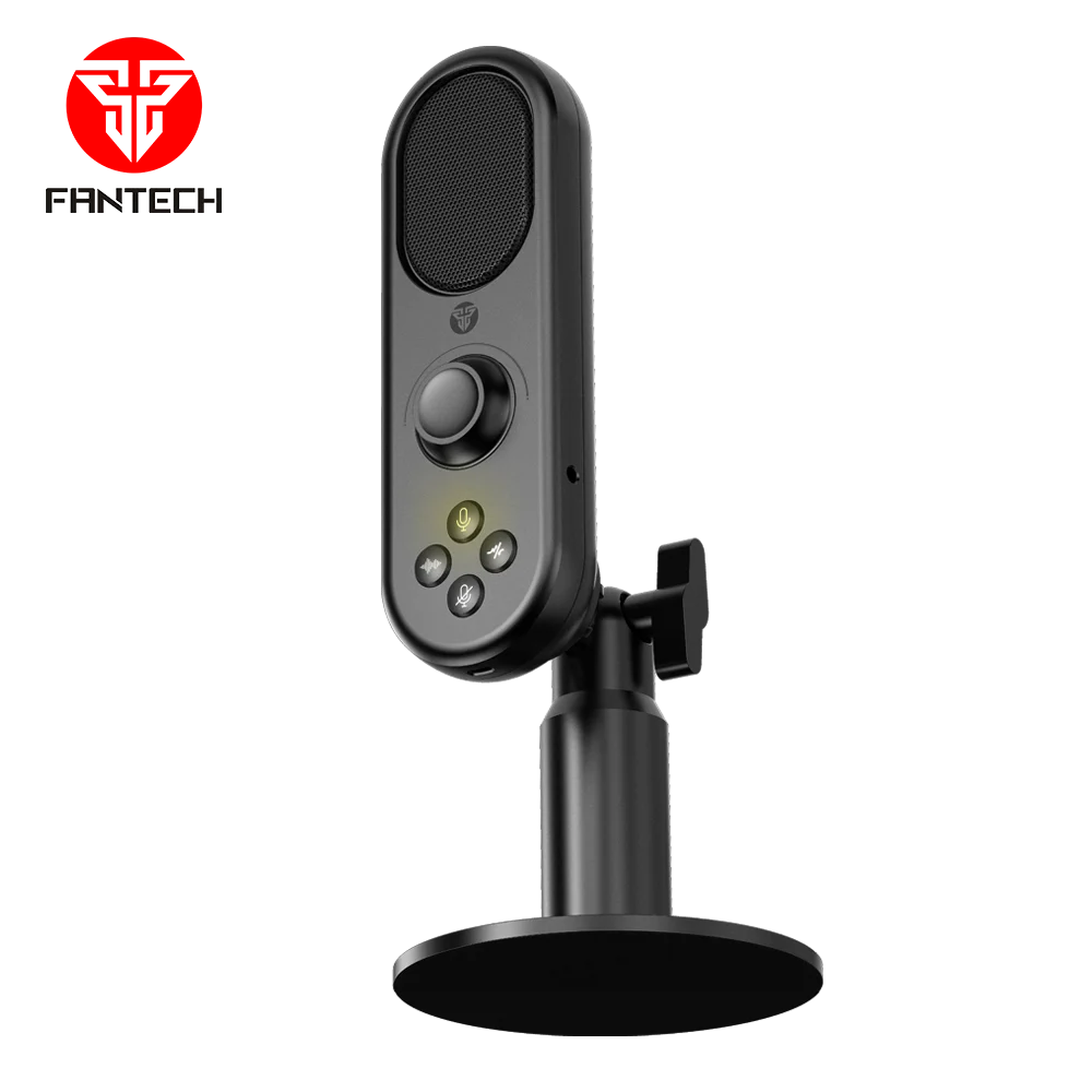 Fantech MCX02 Levisoa Live Custom Logo Professional Streaming RGB Condenser USB Microphone