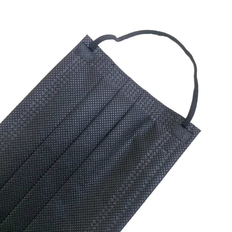 Три 3ply одноразовые 50 шт. черный уход за кожей лица 3 слоя медик слой Хирургическая Маска