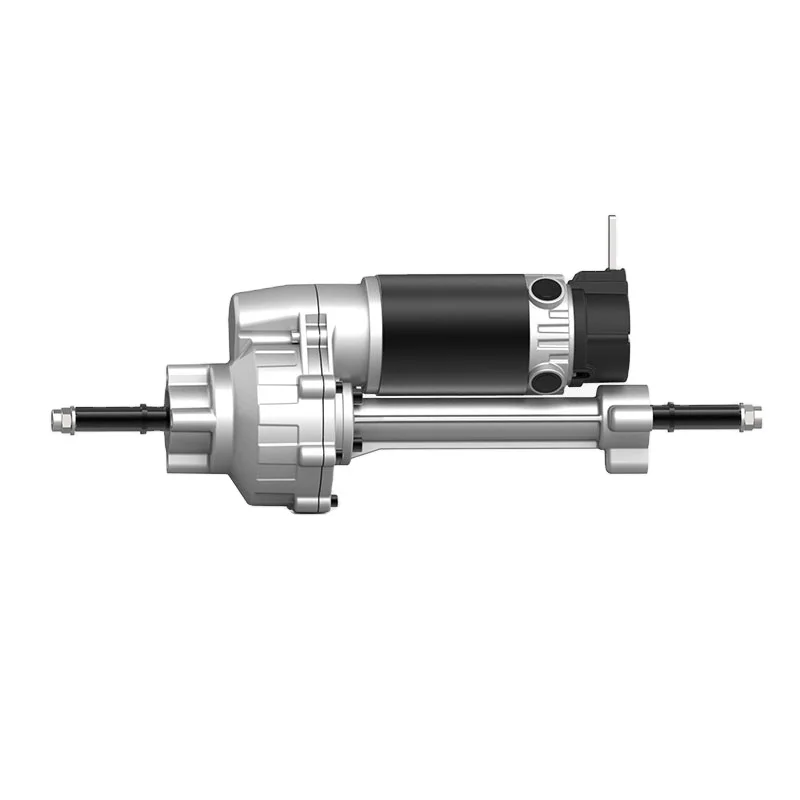 800W Permanent Magnet DC Motor and Transaxle Rear Differential Axle for Scooters 24V Rated Volta Powered Electric Engine