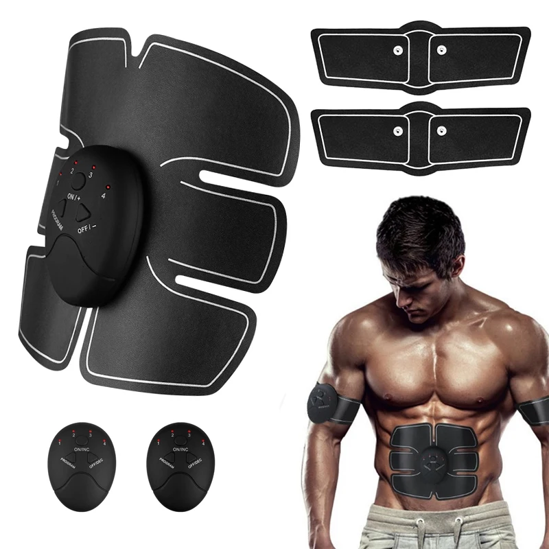 Wholesale Electric Abdominal Waist Arm Hip Buttock EMS Muscle Massage Stimulator Fitness Gym EMS Ab Muscle Trainer Stimulator