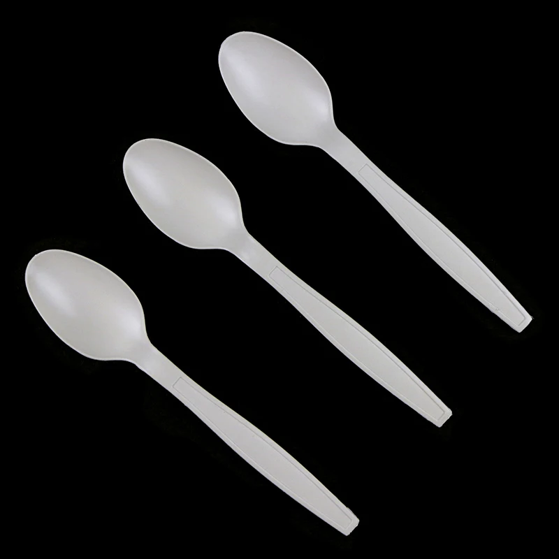 
PLA cornstarch biodegradable spoon Disposable cutlery spoon 7