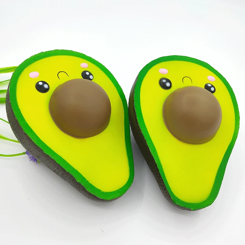 Avocado Anti stress Squishy Toys Simulated Fruit Series Slow Rising Stress Relief Funny Toy for Adults Baby