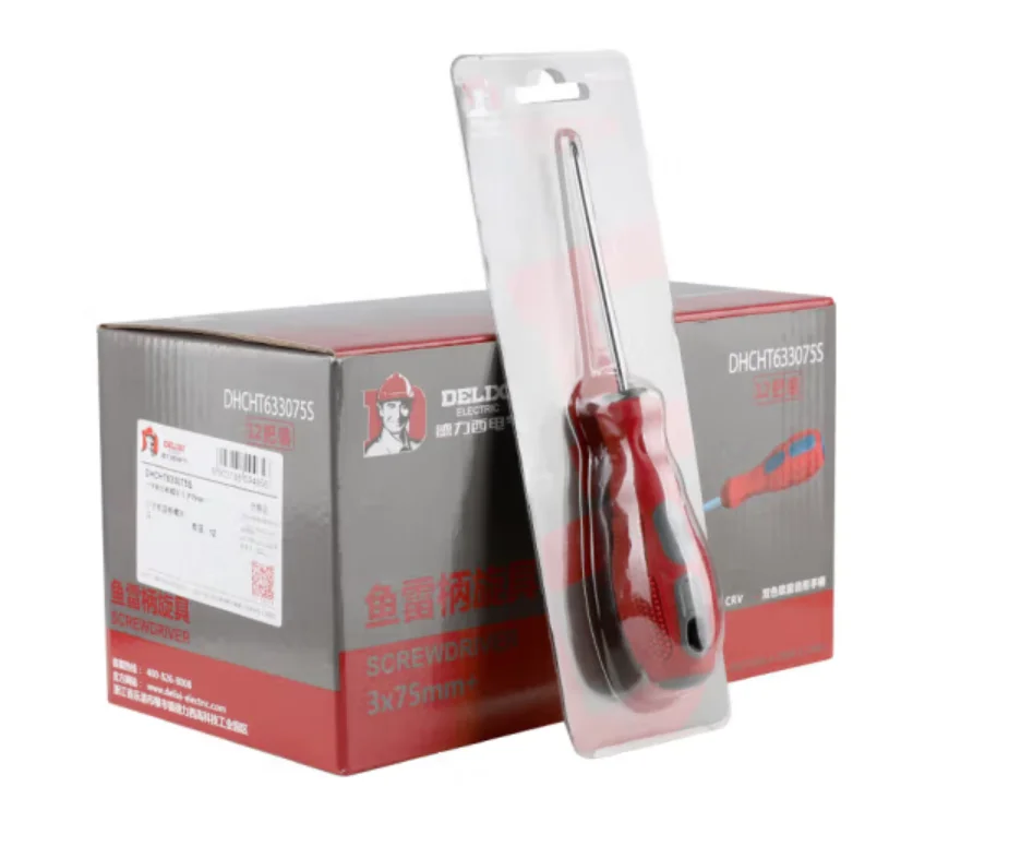 DELIXI ELECTRIC Flat-head/cross torpedo handle screwdriver