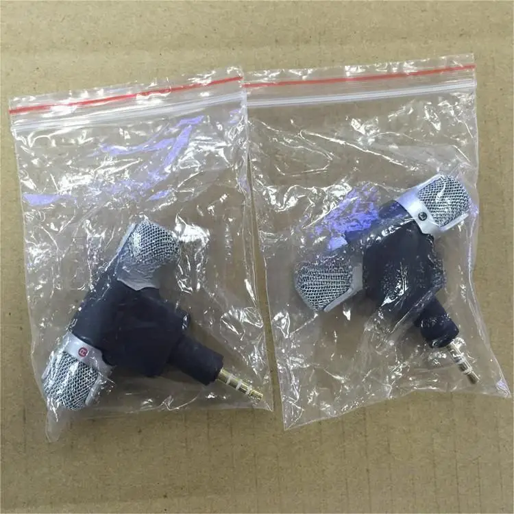 Portable Electret Condenser Microphone Recorder 2-in-1 Multi-Function 3.5mm Mic Mini Wireless Microphone