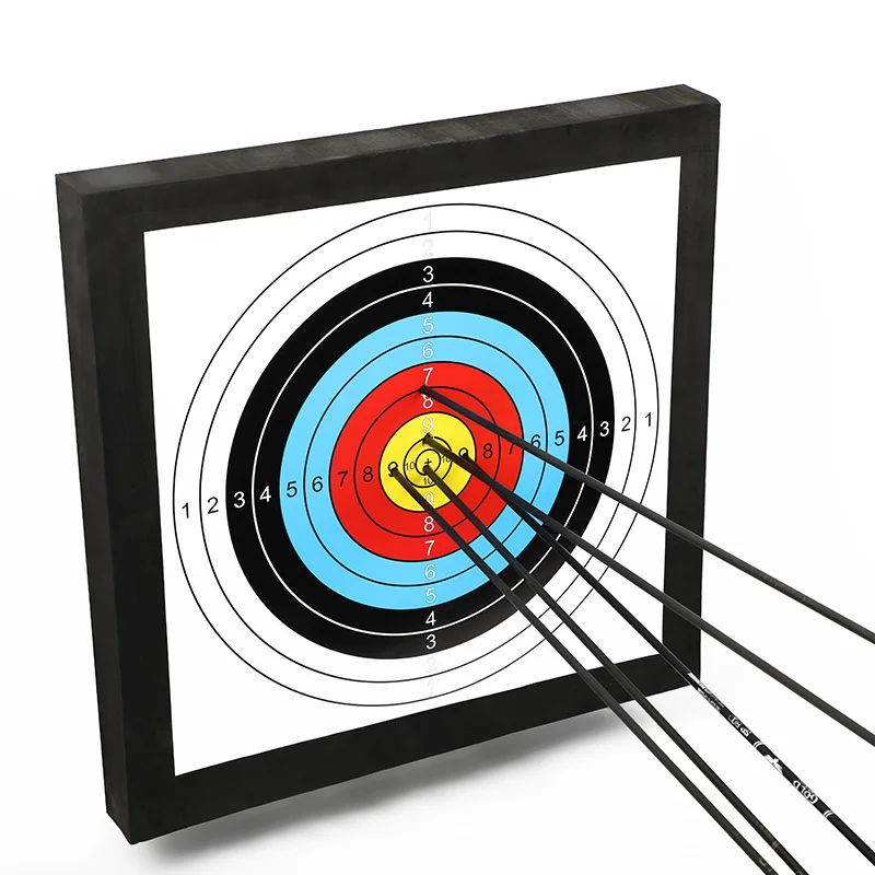 CUPID Archery Customization Foldable Butt Bag 50*50cm Eva Archery Shooting Target Board Foam Target With Target Paper