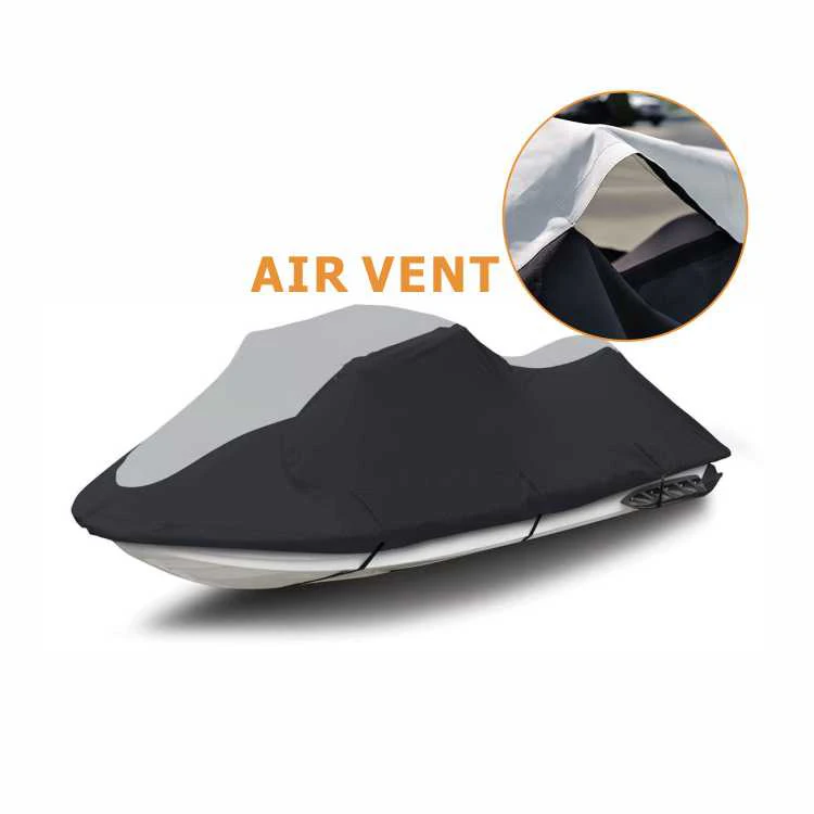 HOMFUL Breathable Watercraft Waverunner Jetski Cover Jet Ski Pwc Boat Cover Waterproof Boat Cover