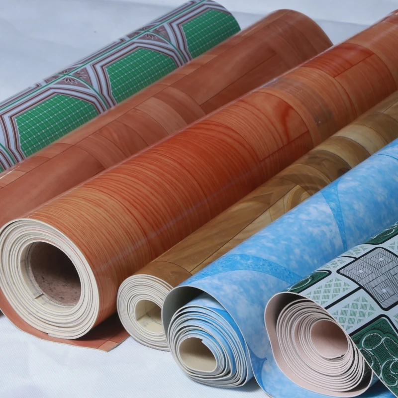 Low Price Wholesale Roll Sponge Flooring Covering Floor Mat 0.9mm Plastic Non-slip PVC Flooring