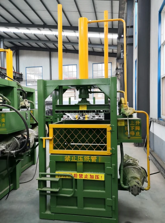 Waste Paper Carton Baling Machine Hydraulic Carton Compress Baler Packing Machine