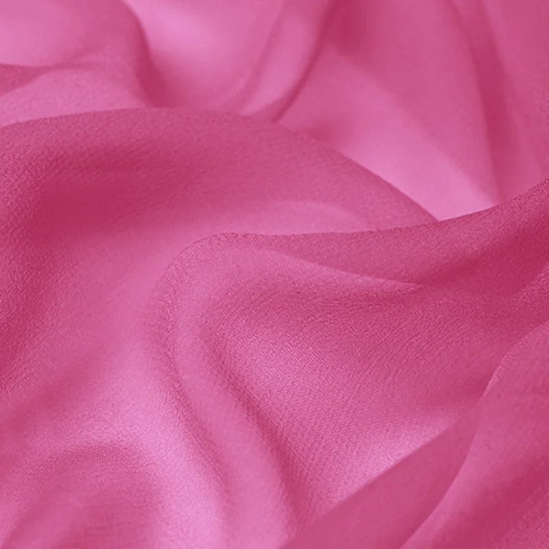 Hot Fashion 100 Crepe Georgette Silk Fabric with 1 Meter Minium By Xinhe Textiles