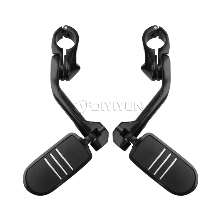 Adjustable Folding Foot Pegs Foot Rest Motorcycle Engine Guard Highway Footrest for Harley pedal touring road street glide CVO