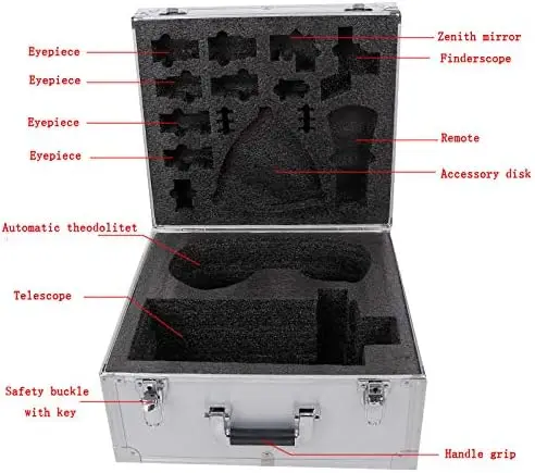 Aluminum Alloy Box Suitcase for Celestron Nexstar 127slt Computerized Telescope Carrying Case