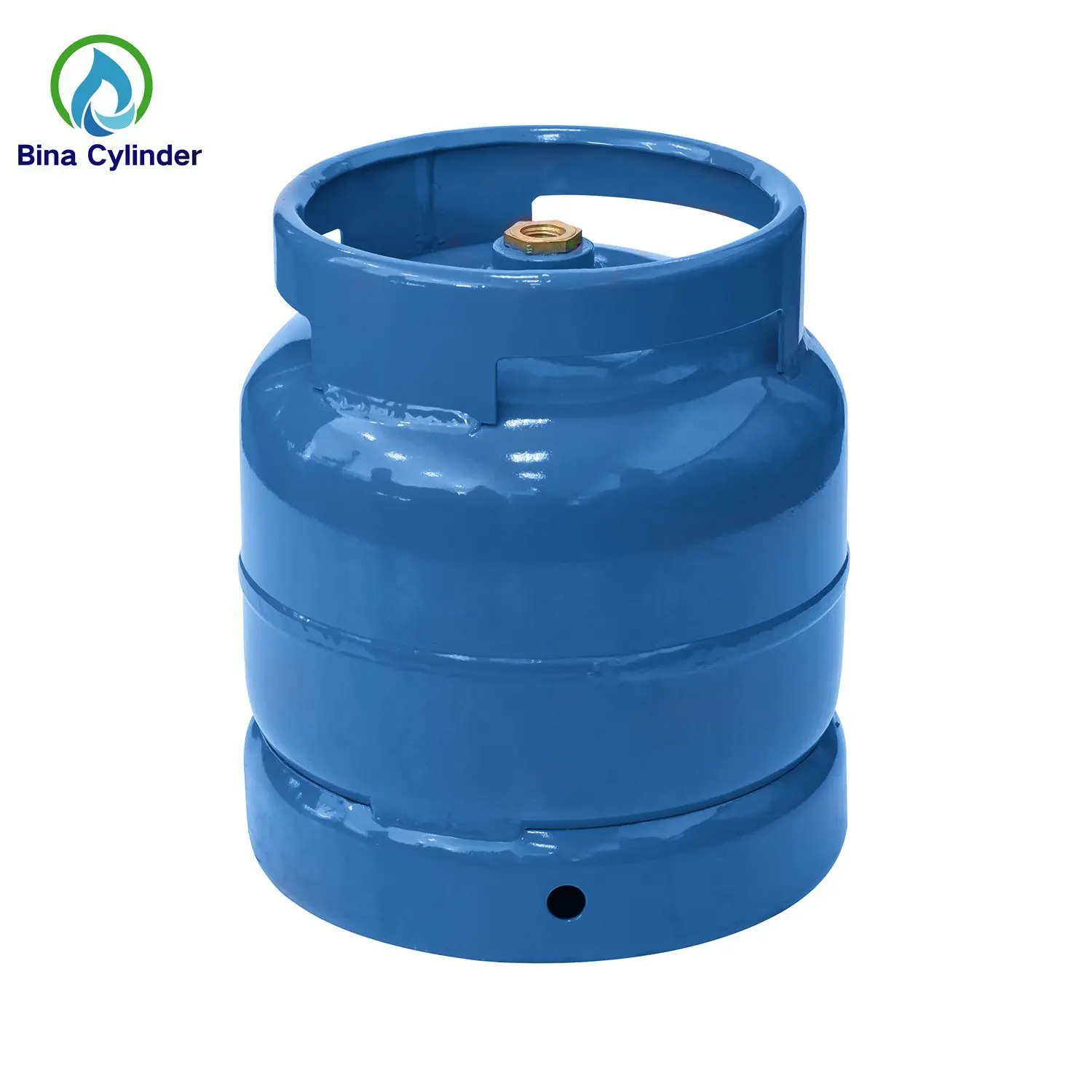 Газовый баллон для приготовления пищи сжиженным углеводородным давлением 3 кг стальной бытовой Hp295 или эквивалентный кемпинга низкий