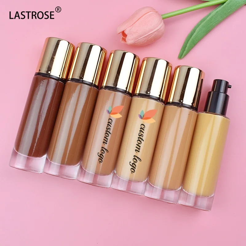 Vegan Cosmetics Makeup Full Coverage Natural Makeup Liquid Foundation Private Label Matte Waterproof Liquid Foundation