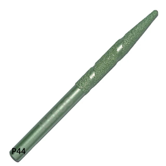 P44-10 * 4*80mm Конические сферическим концом резьба по камню гравировальный инструмент Эмери алмазные режущие инструменты CNC Гравировка кромки мрамору