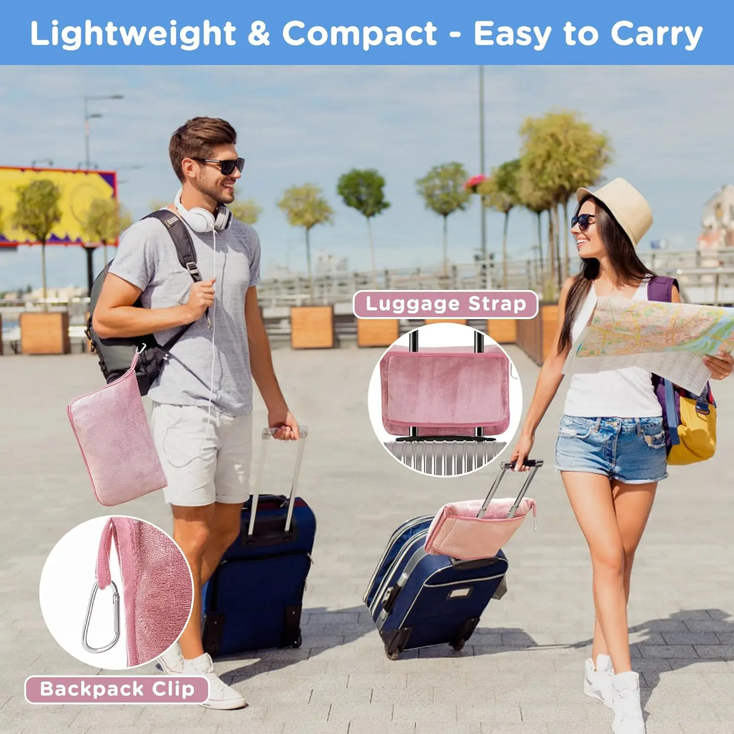 Wholesale 2-in-1 Travel Airplane Blanket Pillow Set Custom Logo Embroidery Soft Flannel Fleece Knitted Animal Cartoon Dot