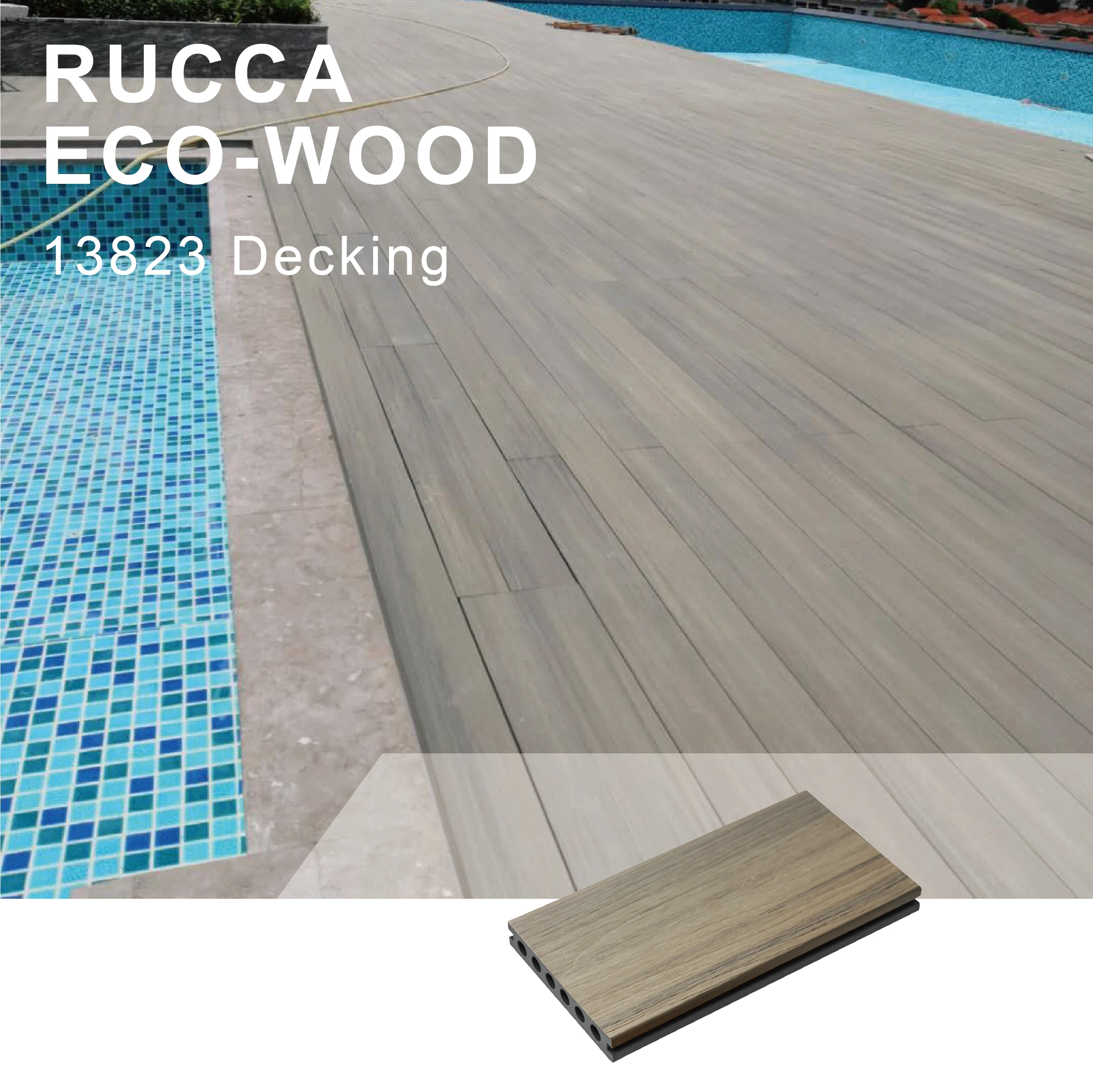 Hot Sale Black Wpc Wood Plastic Composite Decking Board 138*23mm wpc decking wood plastic composite deck