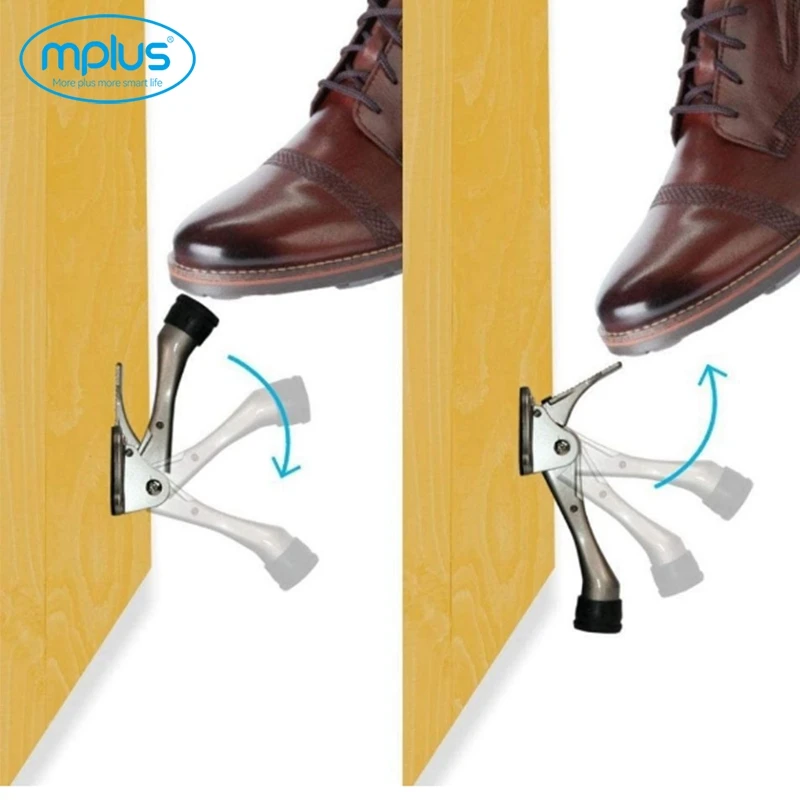 Decorative Hardware modern hotel door holder stopper Magnetic metal wooden door stopper foot door stop