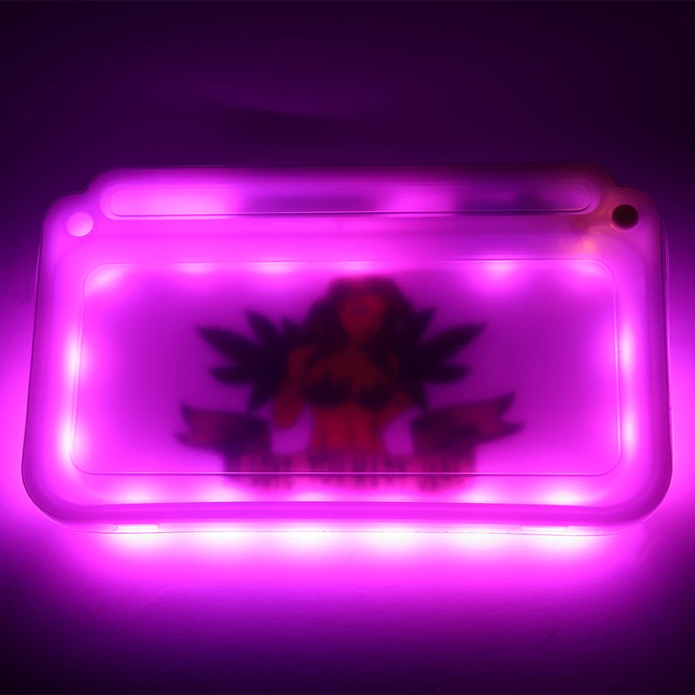  JL-022Z высокое качество LED прокатки поднос на заказ в сервировочных лотках оптовая продажа табак с