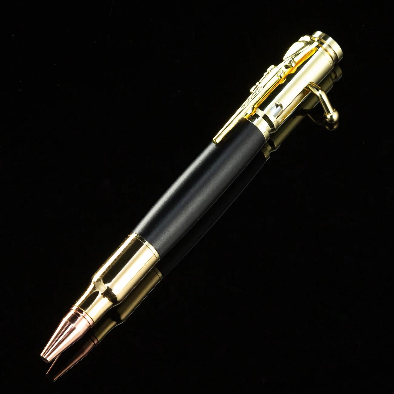 MP-109 Custom logo Gun bolt pen spot wholesale creative metal  pen press machine gun pen printable logo multi-funct