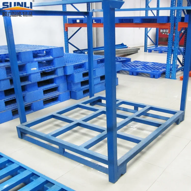 Stacking Steel Storage Rack Easy to Store and Transport