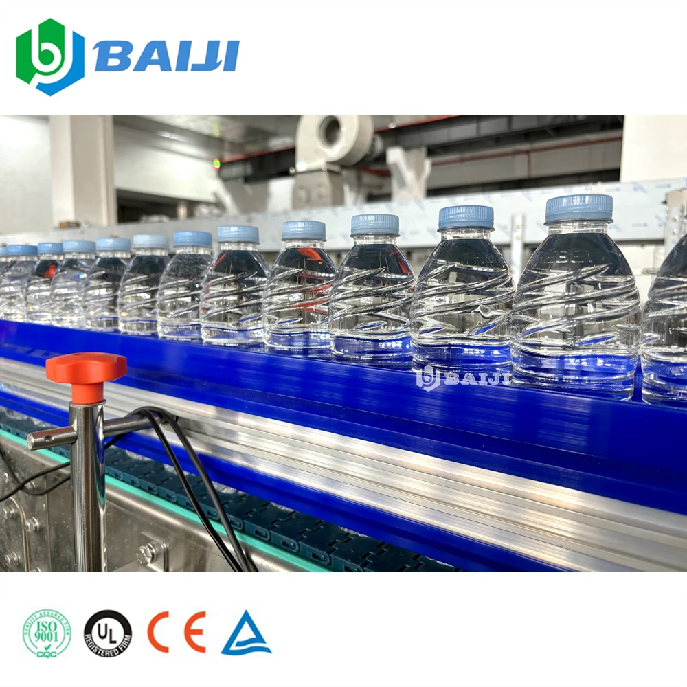 Automatic 3 in 1 pet bottle pure mineral drinking water purification and bottling filling machine production line
