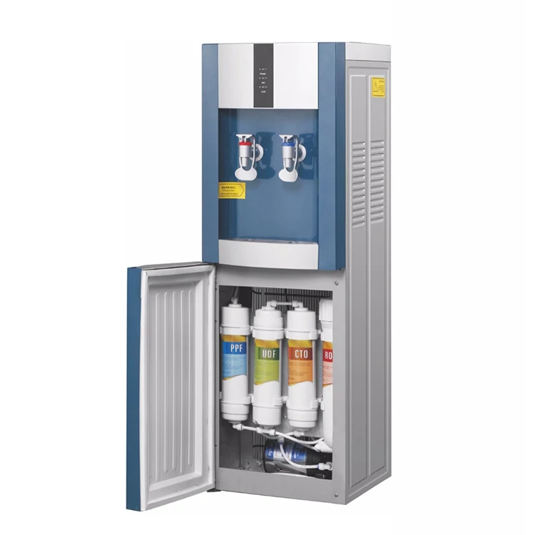 
hot and cold floor standing water dispenser POU hot and cold water dispenser 